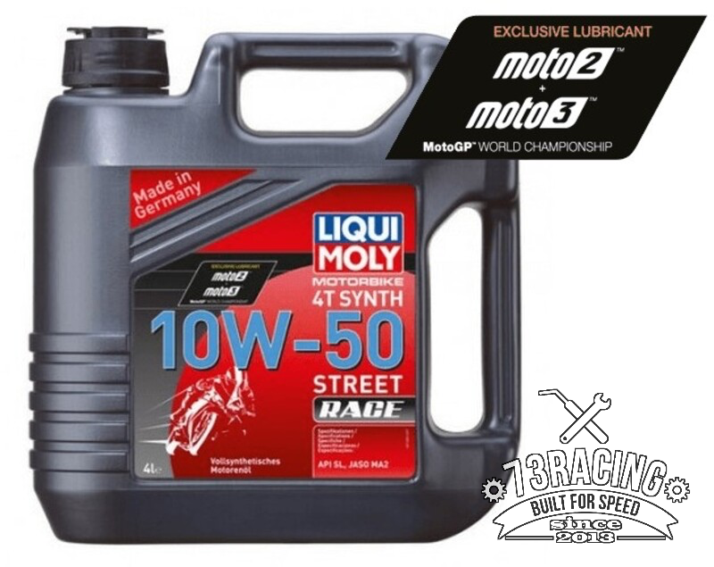 Óleo de motor LIQUI MOLY Sintético 4T 10W-50 Street Race