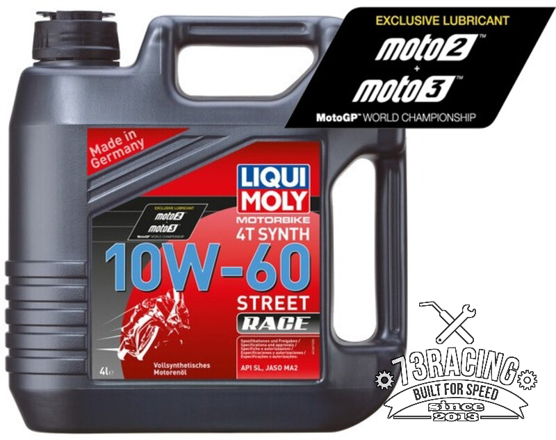 Óleo de motor LIQUI MOLY Sintético 4T 10W-60 Street Race