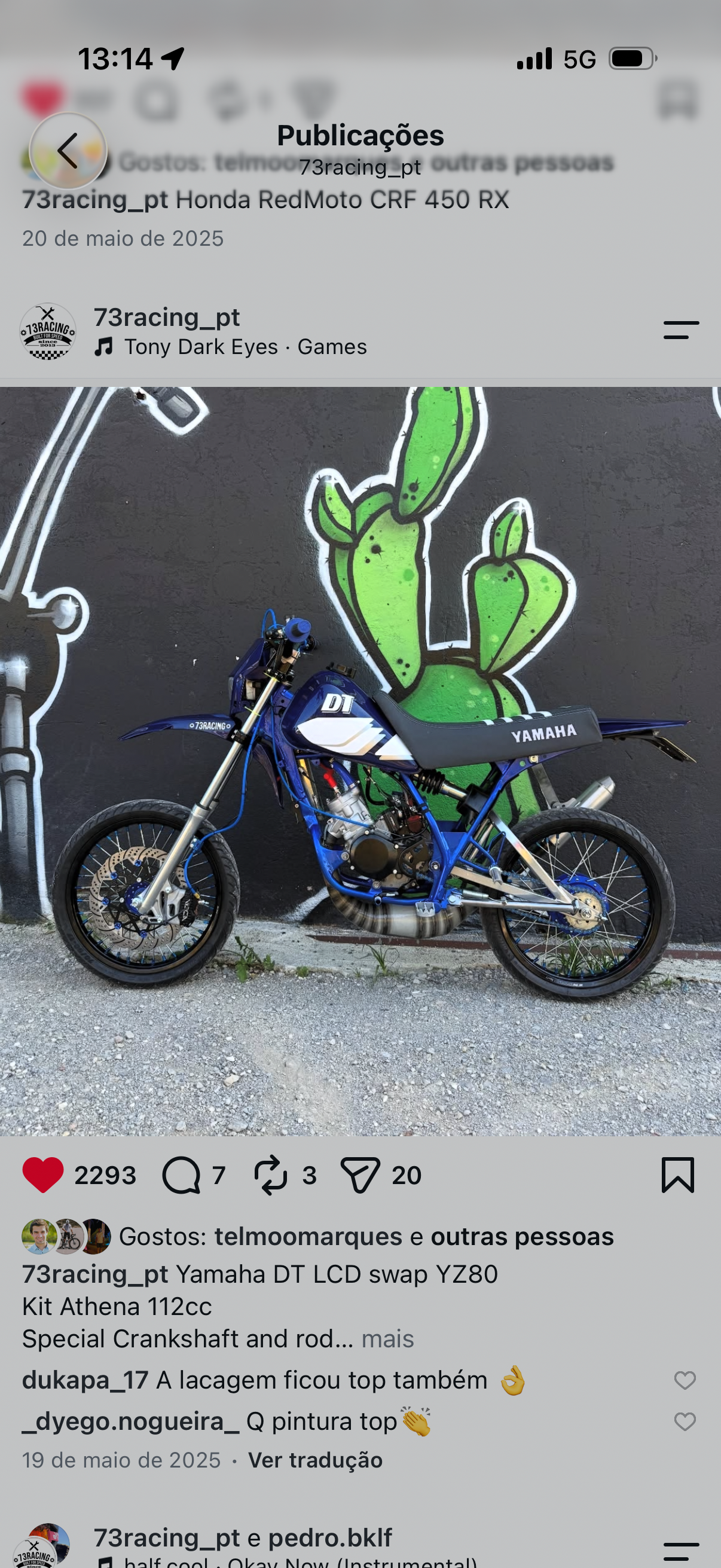 Yamaha "DT YZ"   117CC