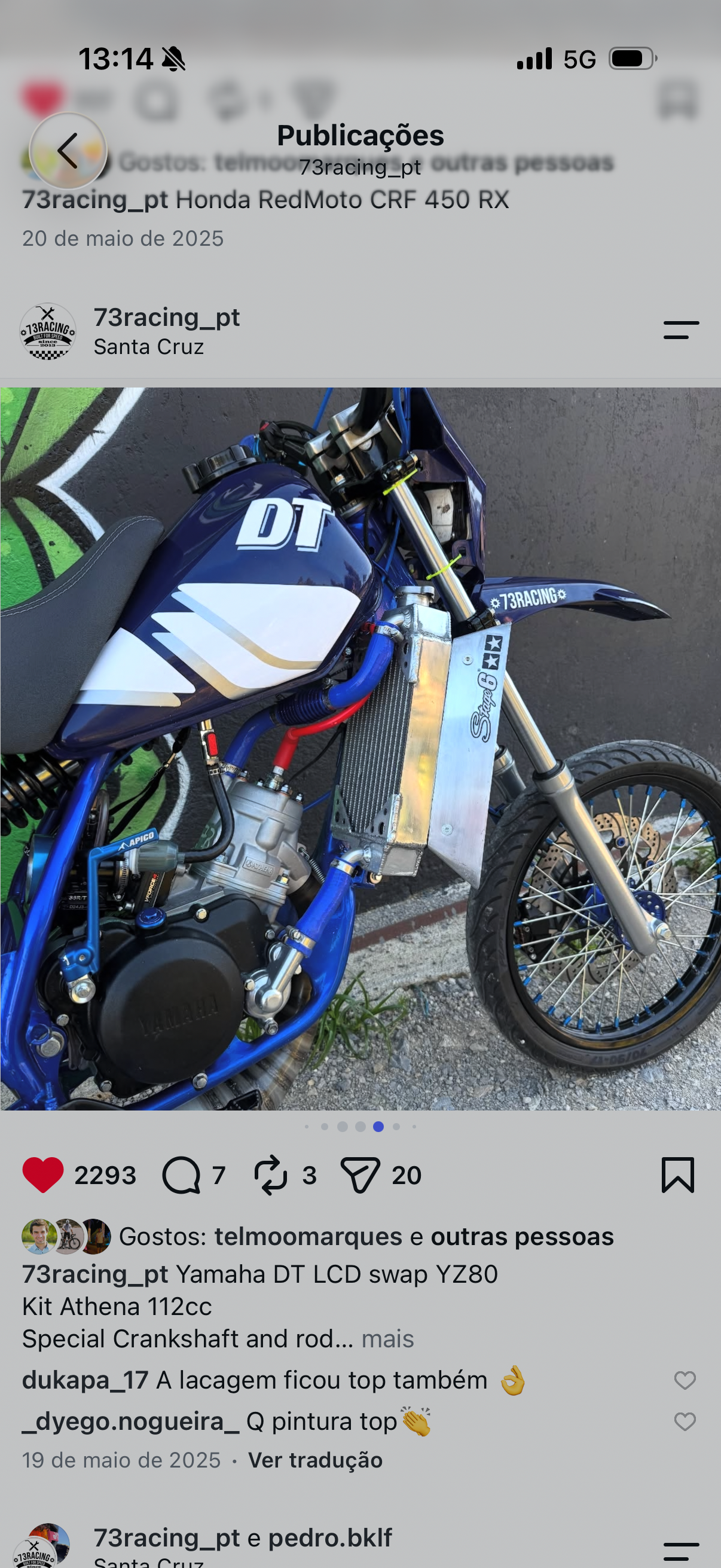 Yamaha "DT YZ"   117CC — 6
