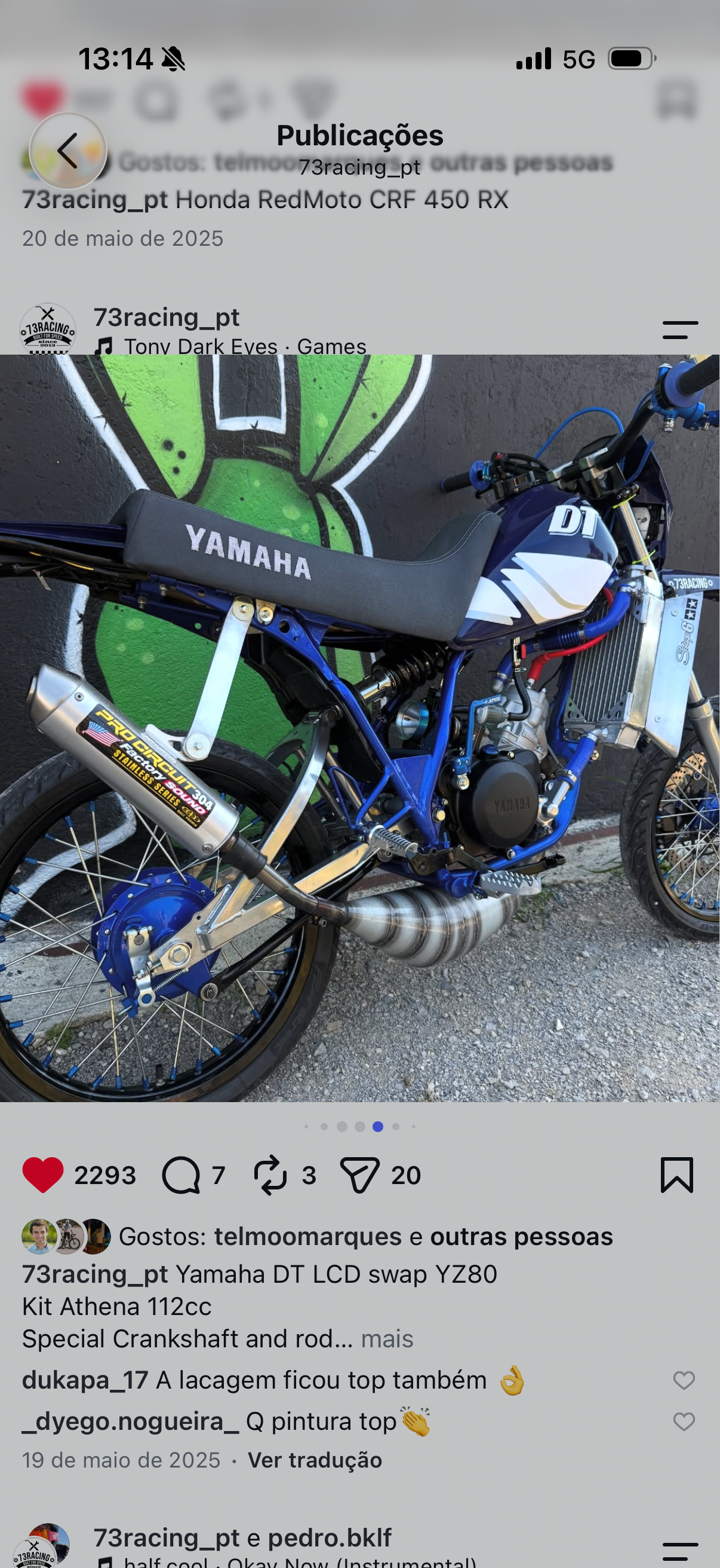 Yamaha "DT YZ"   117CC — 7