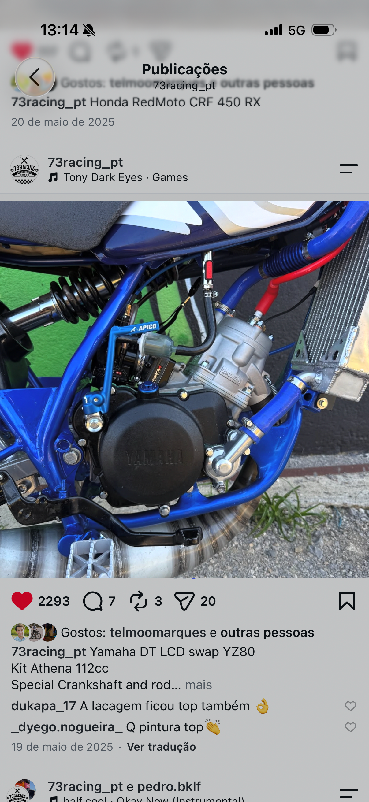 Yamaha "DT YZ"   117CC — 8