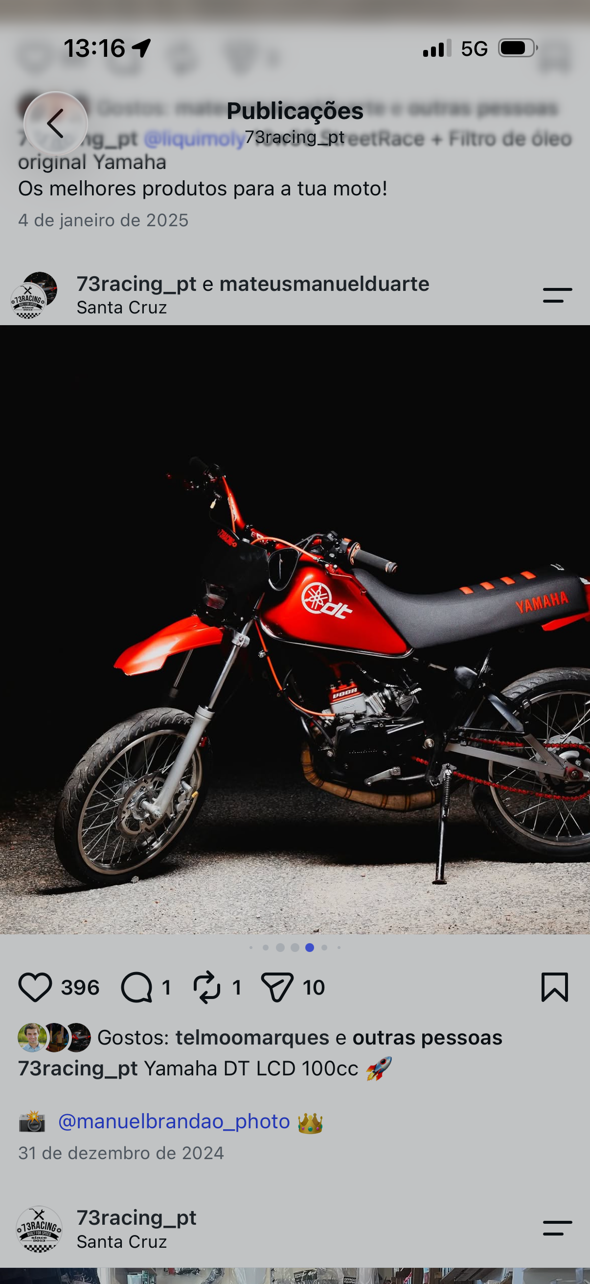 Yamaha DT LC 100cc Clemente — 2